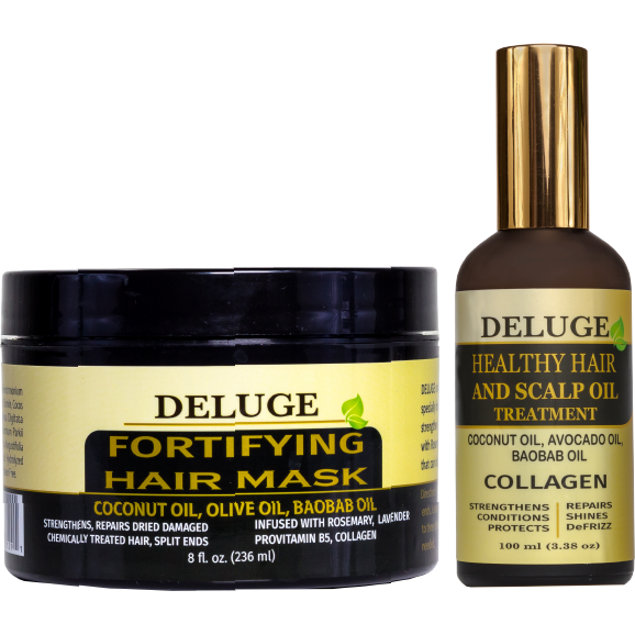 Deluge Hair Mask + Hair Oil