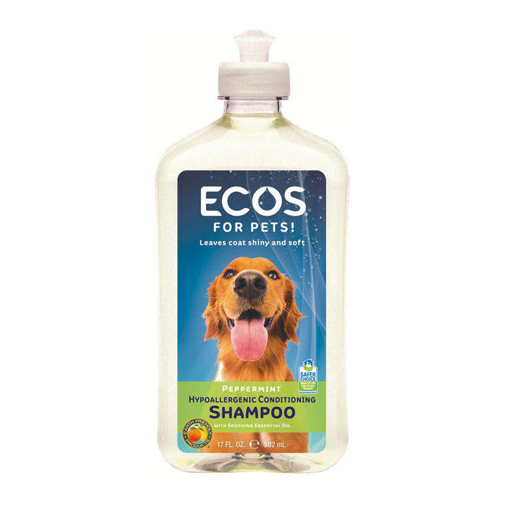 peppermint scented hypoallergenic conditioning dog shampoo