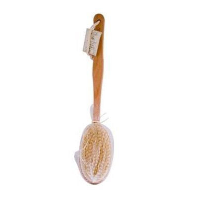 natural bristles body brush back scrubber