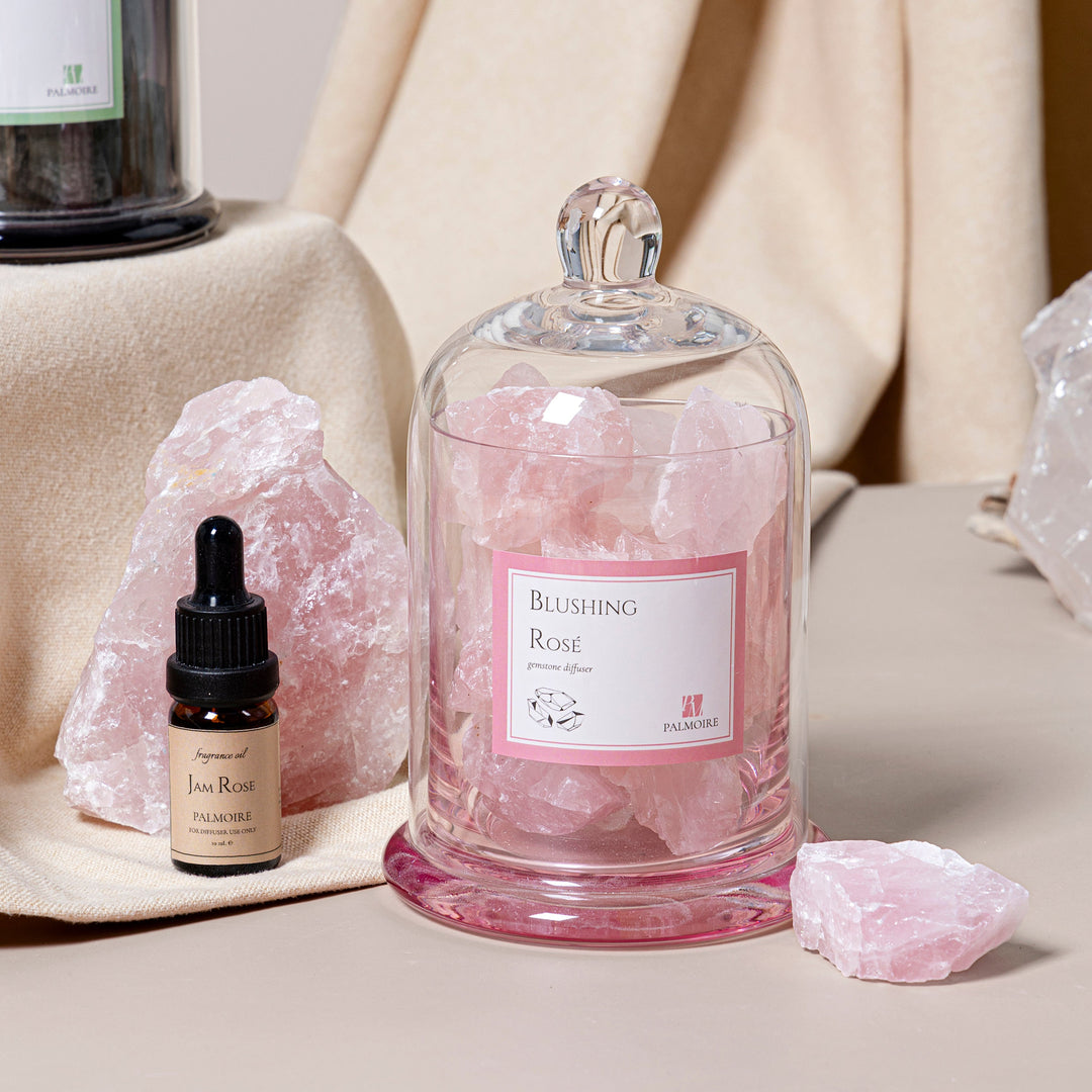 Palmoire Blushing Rose Gemstone Diffuser