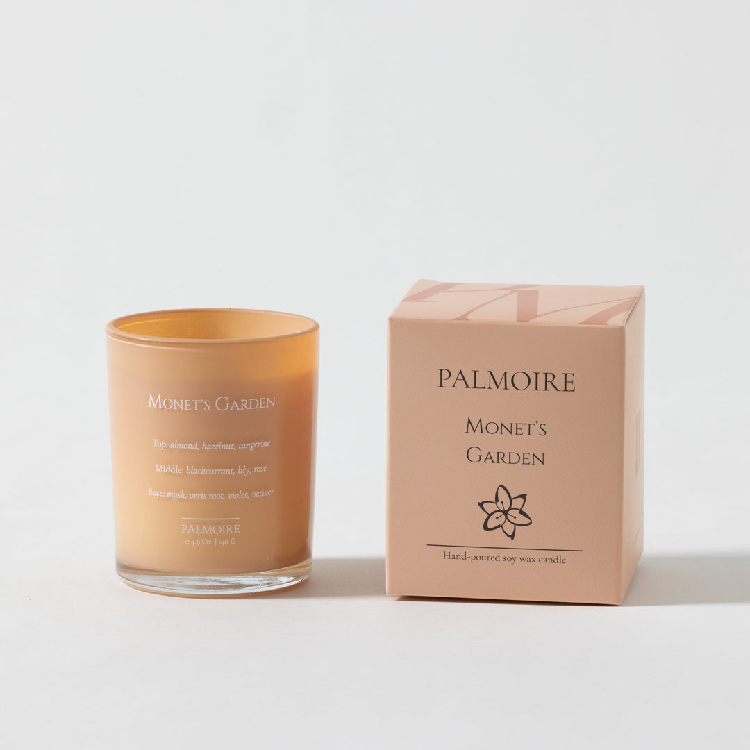 Palmoire Monet's Garden Soy Wax Candle